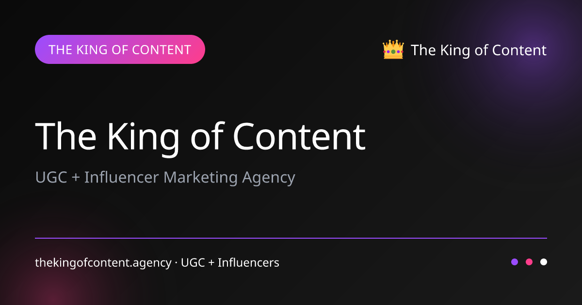UGC Agency in Spain | The King of Content