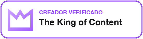 Creador verificado por The King of Content